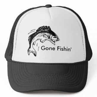 Gone Fishin' Mesh Hat