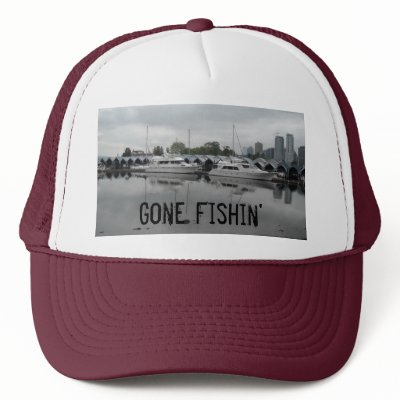 Gone Fishin' Mesh Hats by seashell2