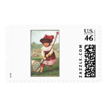 Gone fishin' postage