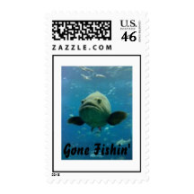 Gone Fishin' Postage