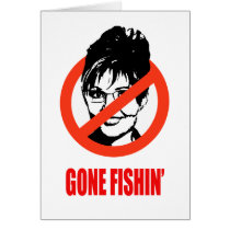 Gone Fishin' T-shirt Cards
