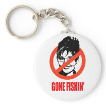Gone Fishin' T-shirt Keychain