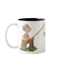 Gone Fishing Father's Day mugs
