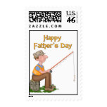 Gone Fishing Father's Day Postage