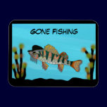 Gone Fishing Father's Day Premium Magnet magnets
