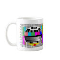 Gone Fishing, Funny Test Pattern T-Shirts! mugs