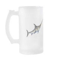 Gone Fishing Glass Beer Mug mugs