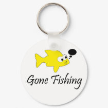 Gone fishing keychains