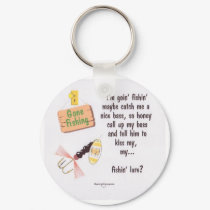 Gone Fishing keychains