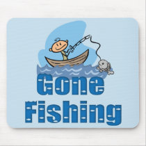 Gone Fishing mousepads by cooltees Gone Fishing mousepads