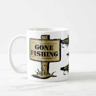 Gone Fishing Mug mug