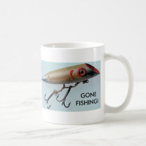 GONE FISHING!  MUG mugs