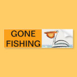 Gone fishing - Pelican bumper stickers