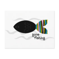 Gone Fishing postcards