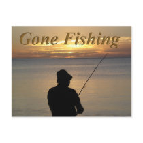 gone fishing postcards