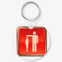 Gone Fishing Sign keychains by FishTsdotcom Gone Fishing Sign keychains