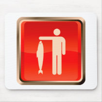 Gone Fishing Sign mousepads by FishTsdotcom Gone Fishing Sign mousepads