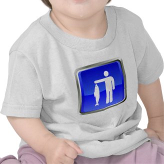 Gone Fishing Sign T Shirt