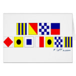 Gone Fishing using Nautical Flags