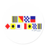 Gone Fishing using Nautical Flags