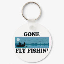 Gone Fly Fishin' keychains