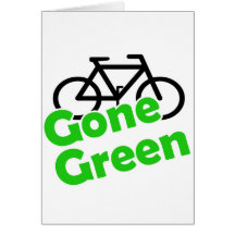 gone green bicycle card