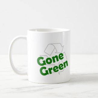 gone green coffee mug