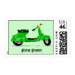 gone green scooter stamps