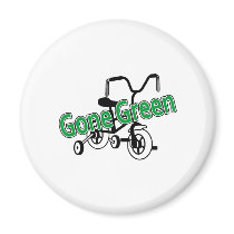 Gone Green (Tricycle) magnets by CelebrationZazzle Gone Green (Tricycle) magnets