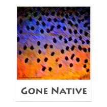 Gone Native Brush Strokes - Poster posters