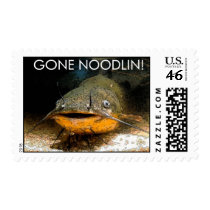 GONE NOODLIN POSTAGE STAMP