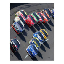 Gone Racing Postcard