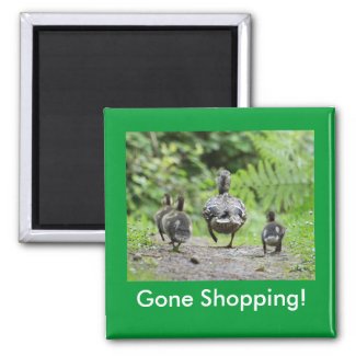 Gone Shopping Magnet magnet