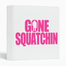 Gone Squatchin 3 Ring Binders