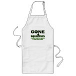 Gone Squatchin Bigfoot In Woods Aprons