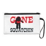 Gone Squatchin Bigfoot Trapped Wristlet