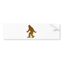 gone squatchin bumper sticker