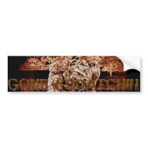 Gone Squatchin bumper sticker