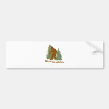 Gone Squatchin Bumper Sticker