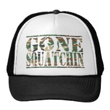 GONE SQUATCHIN Camouflage Print Hat