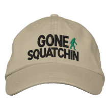 Gone Squatchin Deluxe version Embroidered Baseball Cap