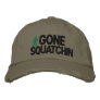 Gone Squatchin Deluxe version Baseball Cap Gone Squatchin Deluxe version Baseball Cap