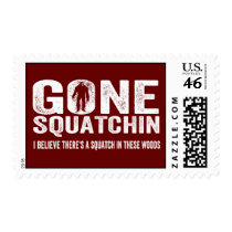 Gone Squatchin (Distressed) Squatch in these Woods