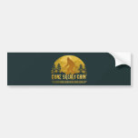 Gone Squatchin' Green Bumper Sticker