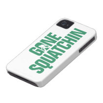Gone Squatchin - Green iPhone 4, 4S case Iphone 4 Cases