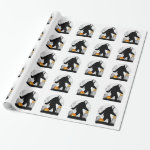 Gone Squatchin' - Halloween Squatchin' Wrapping Paper