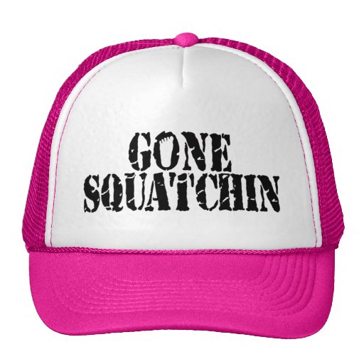 Gone Squatchin Hat (pink)