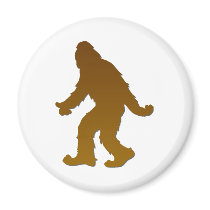 gone squatchin refrigerator magnet