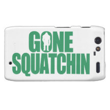 Gone Squatchin Motorola Droid RAZR Covers