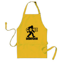Gone Squatchin on Target Aprons